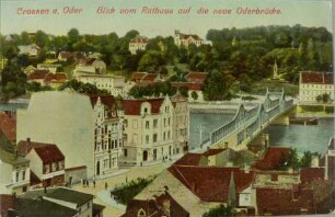 Postkarte, Crossen (Krosno Odrzańskie)