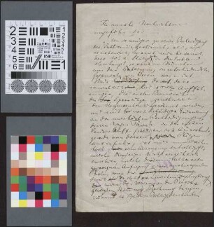 Richard Wagner (1813-1883) Autographen: Skizze zu einer Notiz für die Münchener Neuesten Nachrichten - BSB Autogr.Cim. Wagner, Richard.24