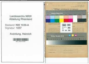 Entnazifizierung Heinrich Averdung , geb. 28.09.1891 (Baeckermeister)