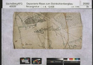 Freiherrlich von Burgker Steinkohlenwerke, Freital-Burgk, Teil der Baue auf dem Marien- und Glückaufschacht (mit Nachbringungen)