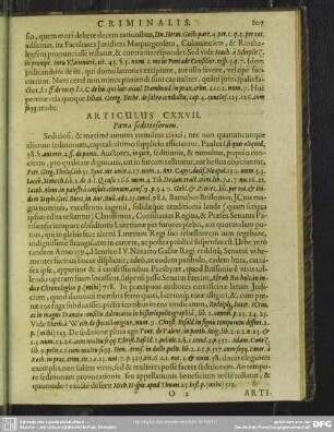 Articulus CXXVII. Poena seditiosorum