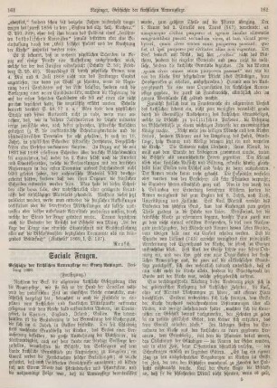 161-167 Sociale Fragen