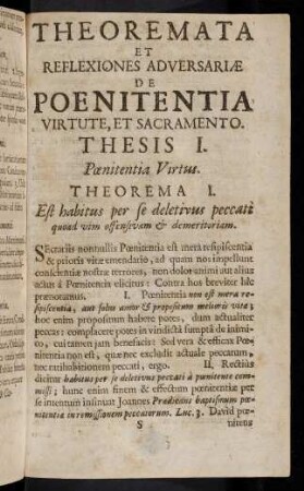 1-208, De Poenitentia Virtute Et Sacramento