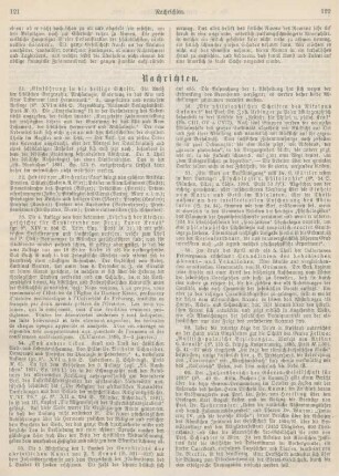 121-124 Nachrichten