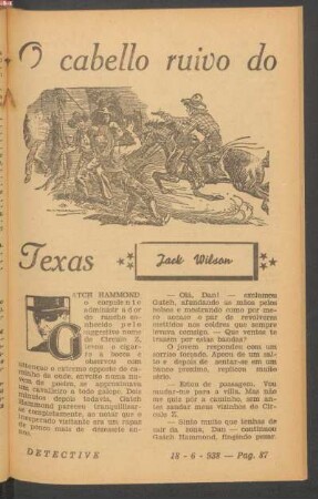 O cabello ruivo do Texas : [Pequena novella]