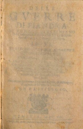 Delle guerre di Fiandra : Lib. VI