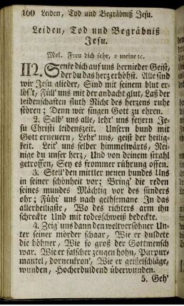 Leiden, Tod und Begräbnis Jesu.