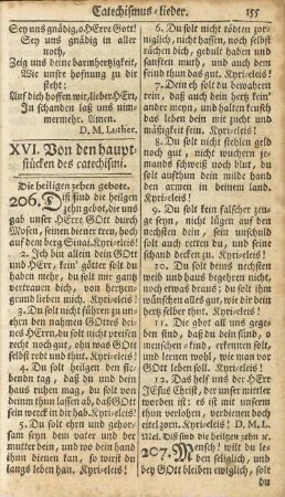 XVI. Von den haupt-stücken des catechismi
