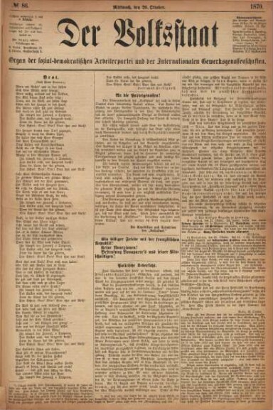 Titelseite einer Zeitung
