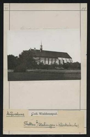 Klosterkirche (von außen) Standort: Stetten bei Hechingen