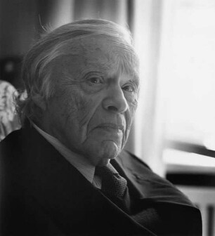Heinz Berggruen (1914-2007; deutscher Kunstsammler, Journalist, Kunsthändler, Galerist und Mäzen). Berlin, 18.09.2000