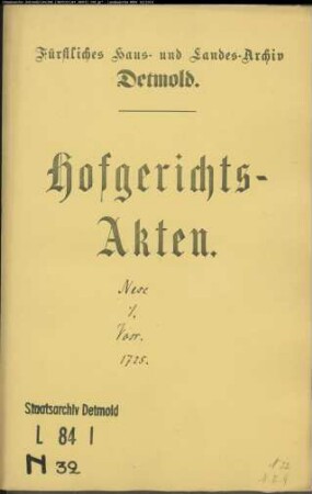 Nese, Johann Hermann in Schlangen gegen Jasper Voss in Schlangen - Schuldforderung