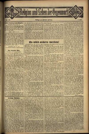 Vierte Ausgabe vom Sonntag, den 05. Juni 1932.
