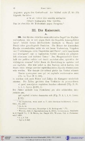 III. Die Kaiserzeit