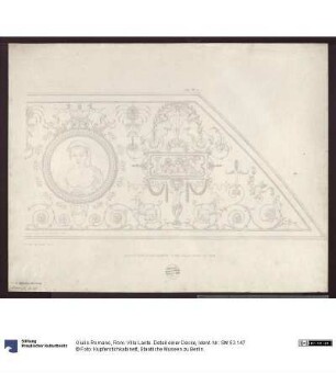 Rom. Villa Lante. Detail einer Decke