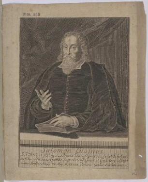 Bildnis des Salomon Glassius