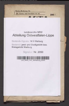 Erblasser: Wittkopp, Anna Maria, geb. Hoppe: