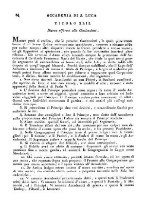Titolo XLII.