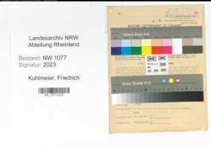Entnazifizierung Friedrich Kuhlmeier , geb. 07.03.1915 (Polizist)