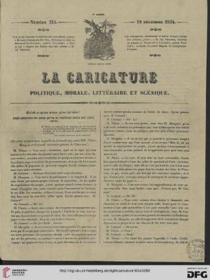 Numéro 215 (18 Décembre 1834)