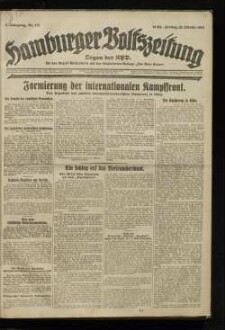 Hamburger Volkszeitung : kommunistische Tageszeitung für Hamburg und Umgebung