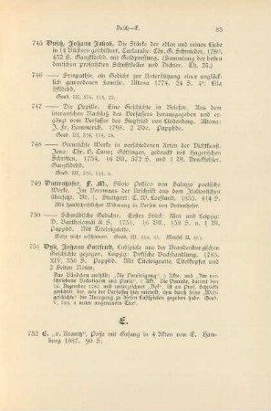E (Nr. 752 - 821)