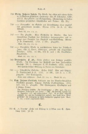 E (Nr. 752 - 821)