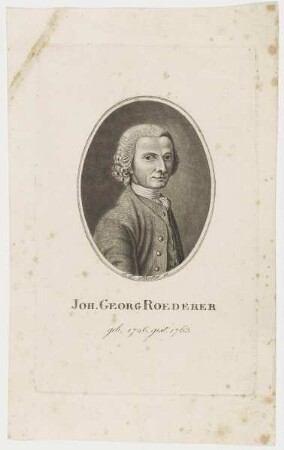 Bildnis des Joh. Georg Roederer
