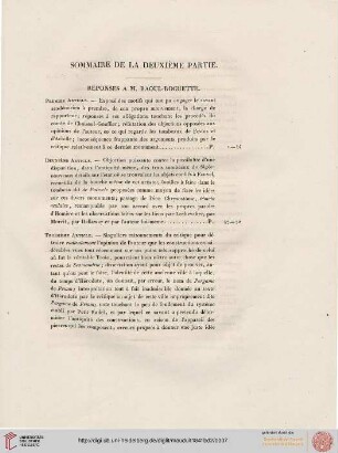 Sommaire de la deuxième partie
