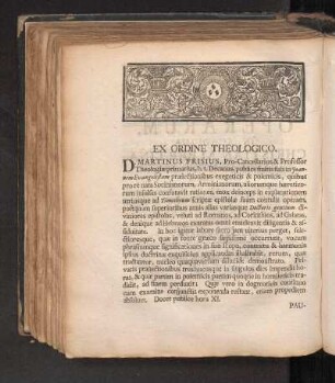 Ex Ordine Theologico.