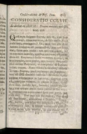 613-624, Consideratio CCLVII - CCLXI