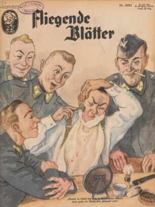 "Mensch, du solltest dich bloß im Krankenhaus rasieren, wenn grade ein Blutspender gebraucht wird."