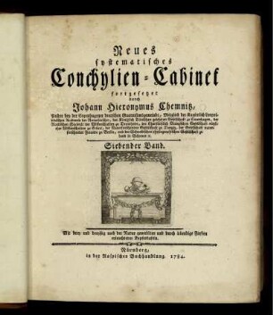 Bd. 7: Neues systematisches Conchylien-Cabinet. Bd. 7