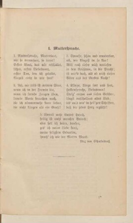 1. Muttersprache