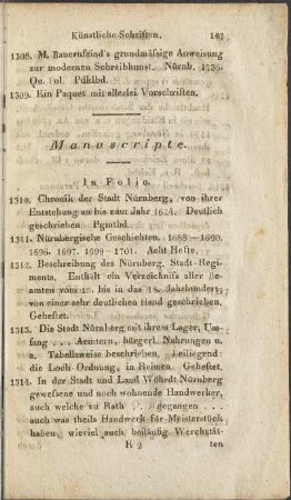 Manuscripte.