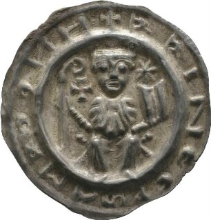 Münze, Pfennig, Brakteat, 1210 - 1218?