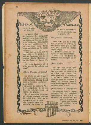 Glosas teatrales