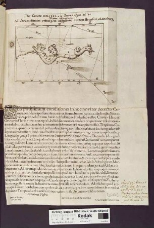 Jter Cometæ anni 1664 a 14. Decemb. vsque ad 30 Romæ observatum : Ad Serenissimum Principem Augustum, Ducem Brunsuic. et Luneburg.