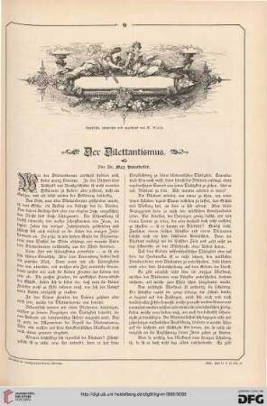 Der Dilettantismus