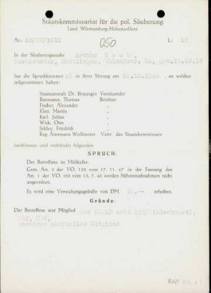 Koch, Arthur