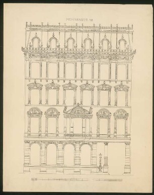 Wohnhaus Mohrenstraße 48, Berlin Fassade: Ansicht der Fassade