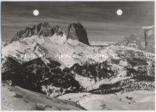 Alpen, Dolomiten, Langkofel, Sassa Lunga, bei Paß Sella