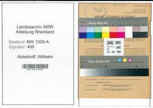 Entnazifizierung Wilhelm Aldenhoff , geb. 03.11.1895 (Landwirt)