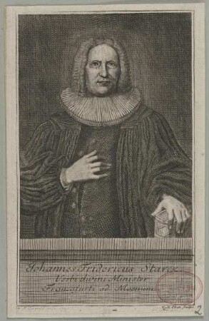 Bildnis des Johannes Fridericus Starck
