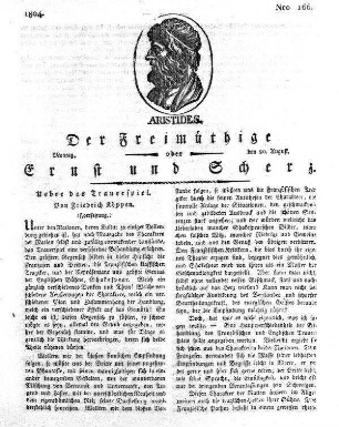 Nro. 166., Montag den 20. August