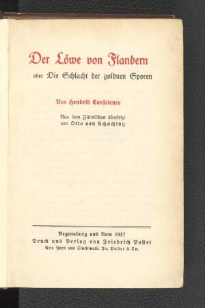 Bd. 2: Der Löwe von Flandern