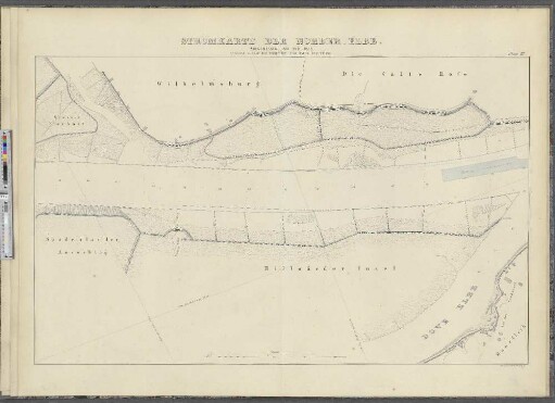 Blatt III. : Wilhelmsburg. Die Kalte Hofe. Grosser Stackort. Spadenalnder Ausschlag. Billwärder Insel. Moorfleth.