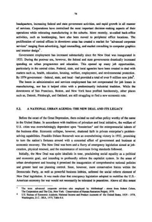 5.2 A national urban agenda: the new deal and its legacy