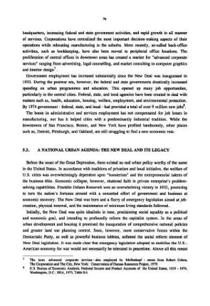 5.2 A national urban agenda: the new deal and its legacy
