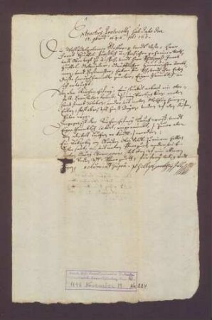 Jakob Hüffel, ansbachischer Geheimer Rat und Obervogt, und Philipp Jakob Hüffel, hanauischer Amtmann, tauschen mit der Kirchenschaffnei Bischofsheim benannte Güter zu Freistett.